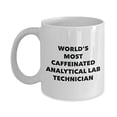 thumbnail image 1 of World's Most Caffeinated Analytical Lab Technician Mug - Funny Tea Hot Cocoa Coffee Cup - Novelty Birthday Christmas Anniversary, 1 of 1