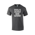 thumbnail image 1 of World's Okayest Bass Guitarist T Shirt Funny Tee for Guitarist-HeatherGray-XXXL, 1 of 6