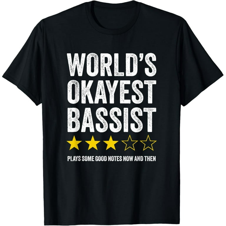 Worlds Okayest Guitar Player | Guitarist T-Shirt Worlds Okayest Guitar Player | Guitarist T-Shirt
