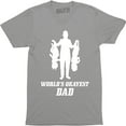 thumbnail image 1 of World's Okayest Dad - Father's Day Sarcastic Funny Men's T-Shirt, 1 of 4