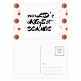 thumbnail image 1 of World's Okayest Deskmate Graduation Season Basketball Postcard Set Thanks Card Mailing Side 20pcs, 1 of 3
