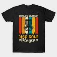 thumbnail image 1 of World's Okayest Disc Golf Player Funny Sarcastic Frisbee Golf Frolf Humor Unisex T-Shirt, 1 of 3