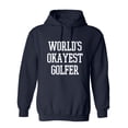 thumbnail image 1 of World's Okayest Golfer Sarcastic Novelty Gift Idea Adult Humor Funny Men's Hoodies, 1 of 3