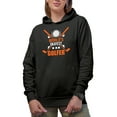 thumbnail image 1 of World's Okayest Golfer with a Ball & Clubs, Golf Player, Golfing or Golfer Themed Merch Gift, Black Hooded Sweatshirt or Hoodie, Small, 1 of 5