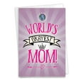 thumbnail image 1 of NobleWorks Funny Mother's Day Greeting Card w/ 5x7 Envelope (1 Card), for Men, Women, Mom World's Okayest Mom C9195MDG, 1 of 6