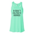thumbnail image 1 of "World's Okayest Runner, Runner Tank Top, Racerback, Soft Bella Canvas, Sublimation, Gym Shirt, Women's Running, Gift For Runner, Running T, Mint , SMALL", 1 of 1