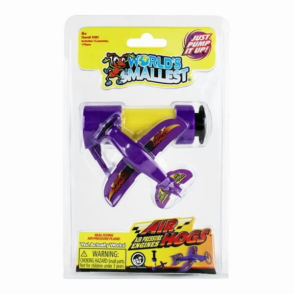 World’s Smallest Air Hogs Toy Plane – Real Flying Air Pressure Miniature Aircraft