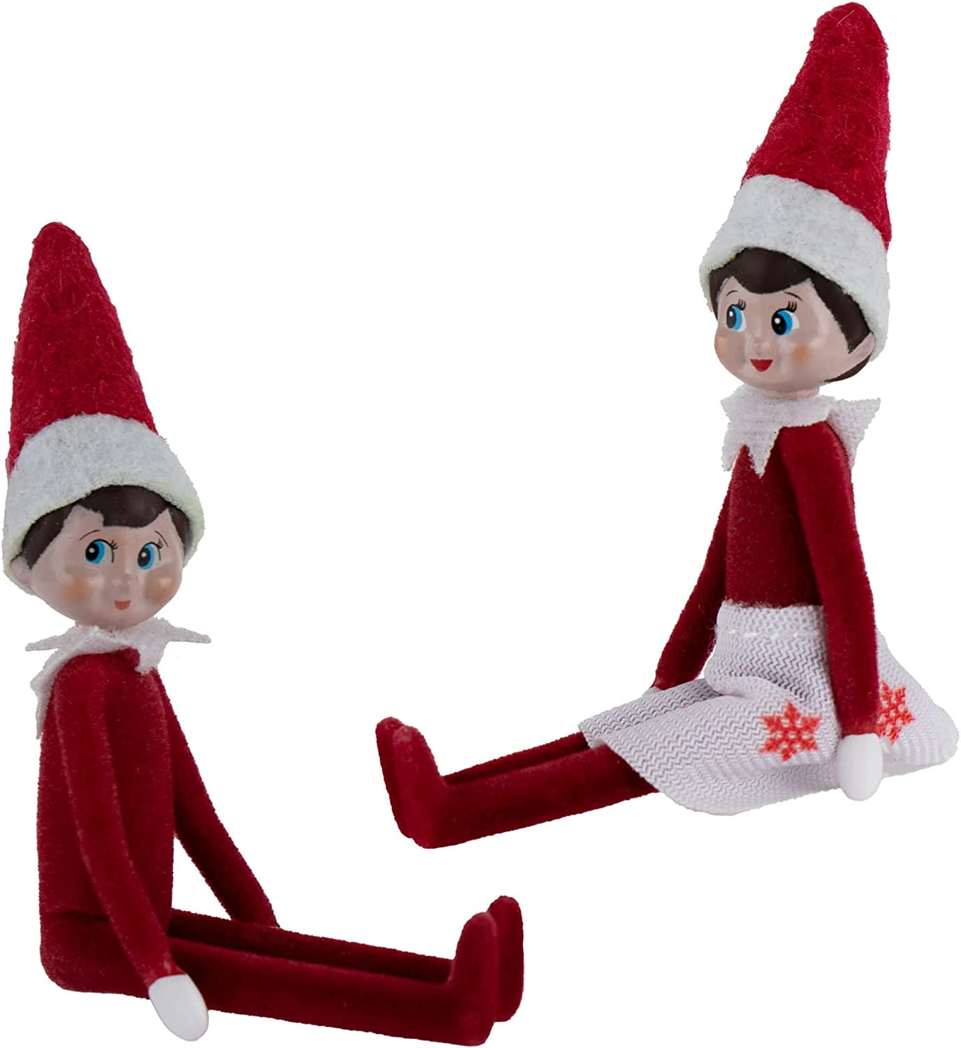 World's Smallest Elf on The Shelf Bundle Set of 2 - Boy and Girl