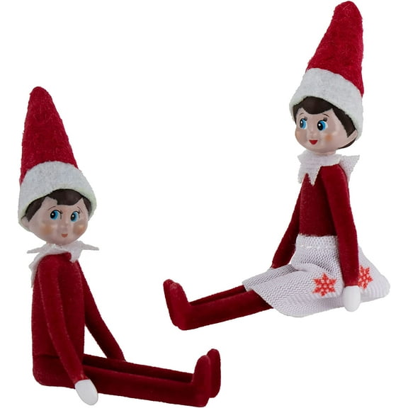 World's Smallest Elf on The Shelf Bundle Set of 2 - Boy and Girl