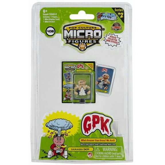 World's Smallest GPK Series 2 Damaged Don Micro Figure