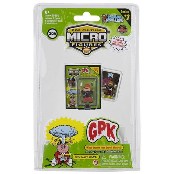 World's Smallest GPK Series 2 New Wave Dave Micro Figure