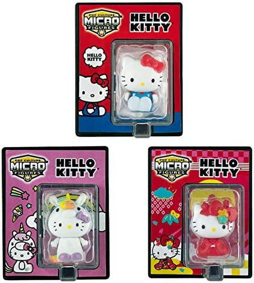 World's Smallest Hello Kitty Bundle Set of 3 Micro Figures
