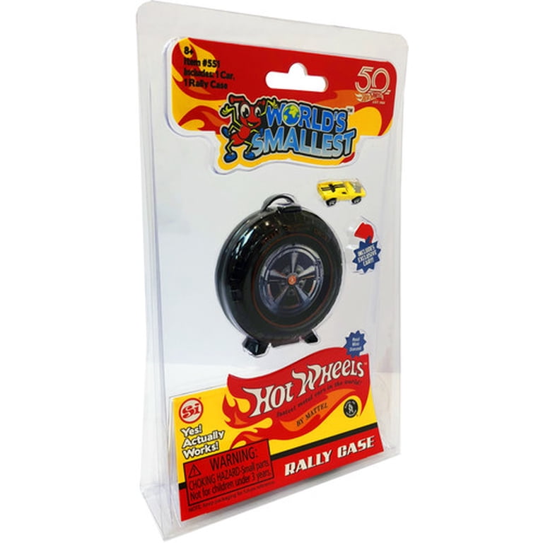 Hot Wheels World's Smallest Mini Super Rally Case, Includes 1 Car