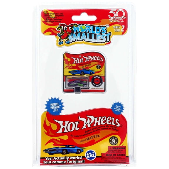World's Smallest Hot Wheels Purple Passion 1990 Diecast Car
