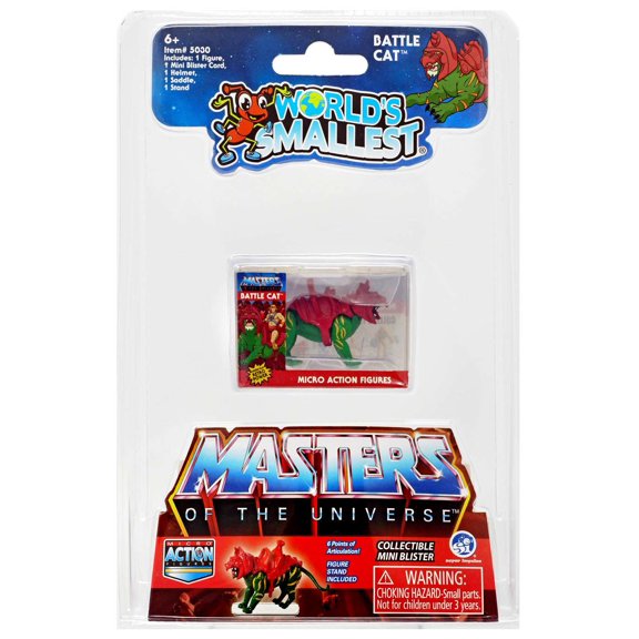 World's Smallest Masters of the Universe Battle Cat Micro Figure