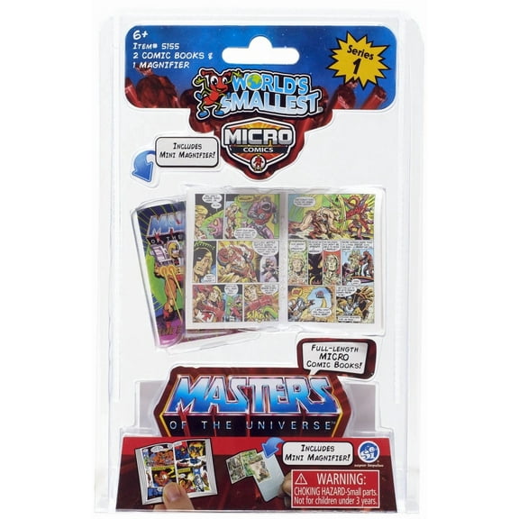 World's Smallest Masters of the Universe The Fastest Draw in the Universe Micro Comic Book 2-Pack