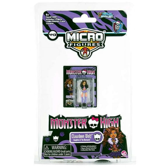 World's Smallest Micro Figures Clawdeen Wolf Micro Figure