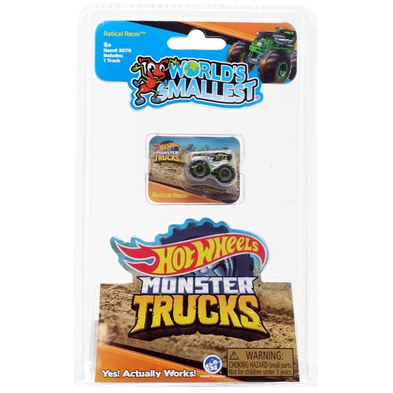 World's Smallest Monster Trucks Ratical Racer Diecast Car