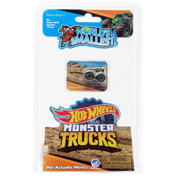 World's Smallest Monster Trucks Ratical Racer Diecast Car