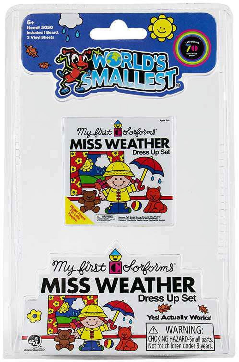 Colorforms My First Colorforms Miss Weather Dress Up Set