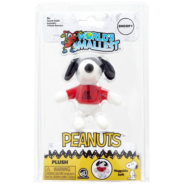 Super Impulse, World's Smallest Peanuts Snoopy Plush, 3.5 inch