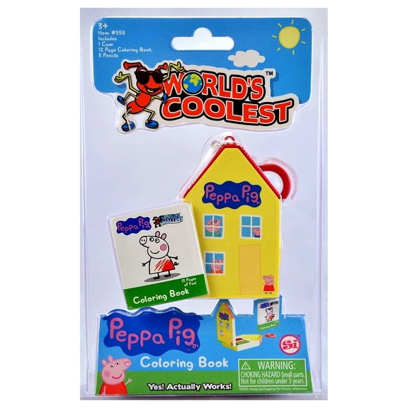 World's Smallest: Peppa Pig Coloring Pencils & Book