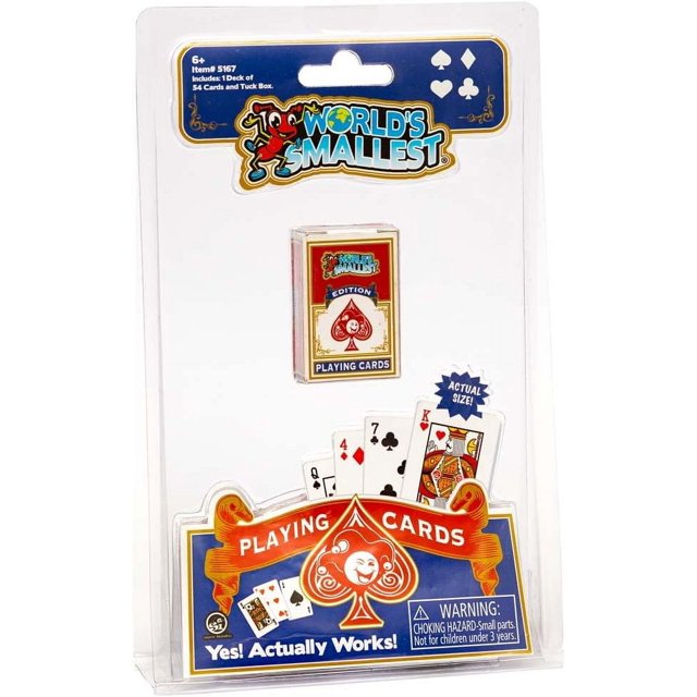 World's Smallest Playing Cards