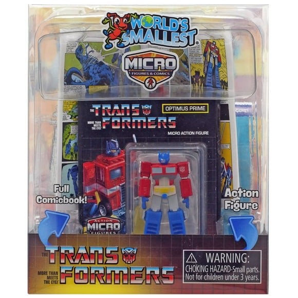 Super Impulse World's Smallest Transformers Optimus Prime Micro Figure & Comic Action Figure