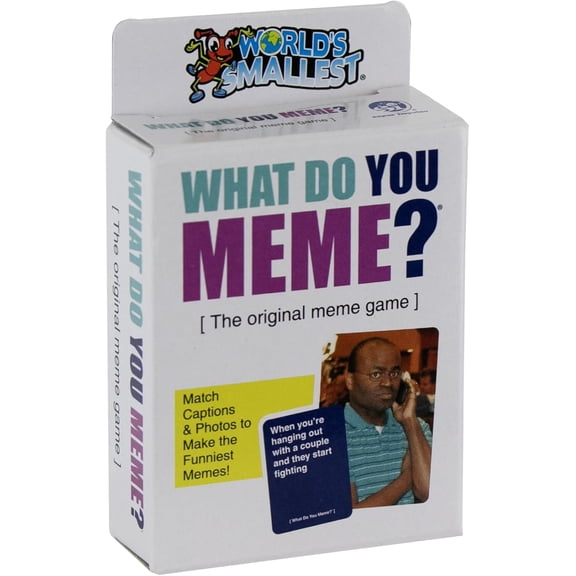 World's Smallest What Do You Meme? Mini Party Card Game