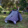 thumbnail interactive-video image 1 of Cozy Cover Baby's Premium 4-in-1 Infant Car Seat Canopy & Nursing Cover (Black), 1 of 10