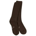 thumbnail image 1 of World's Softest Men's/Women's Classic Collection Crew Socks,Chocolate,Medium, 1 of 2