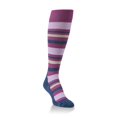 thumbnail image 1 of World's Softest Sensitive Collection Women's One Size Support Over-the-Calf Socks, Rainy Day Stripe, 1 of 2