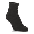thumbnail image 1 of World's Softest Socks - Cozy Collection - Solid Quarter - Black, 1 of 2