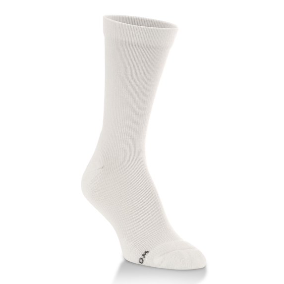 World's Softest Socks - Support Fit - Crew - White - Extra Large