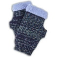 thumbnail image 1 of World's Softest Weekend Collection Women's One Size Sherpa-Lined Ragg Gloves, Peacock, 1 of 1
