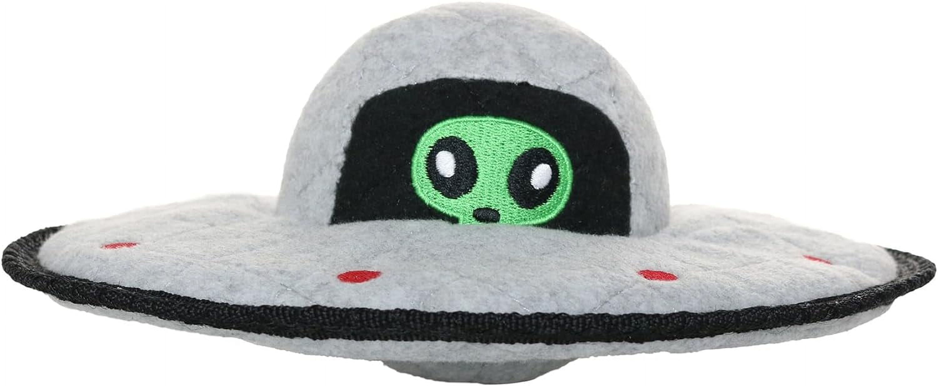 World's Tuffest Soft Dog Toy Alien UFO Squeaker Multiple Layers. Made ...