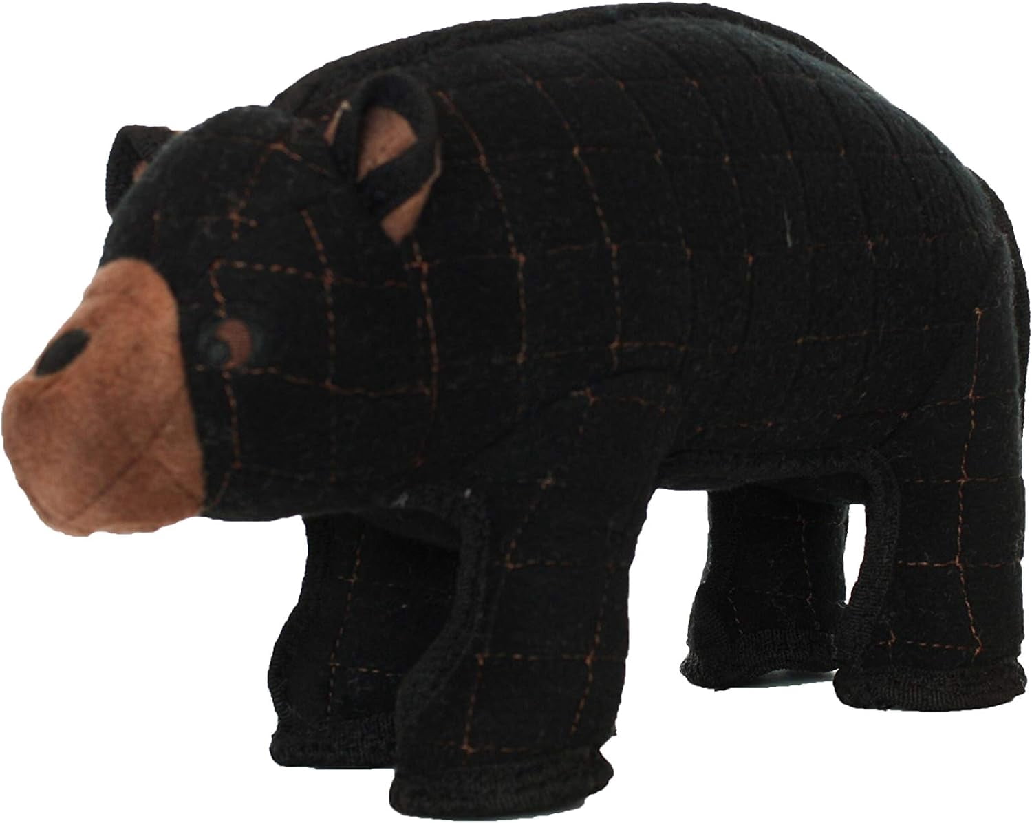 World's Tuffest Soft Dog Toy Zoo Hippo Squeakers Multiple Layers. Made