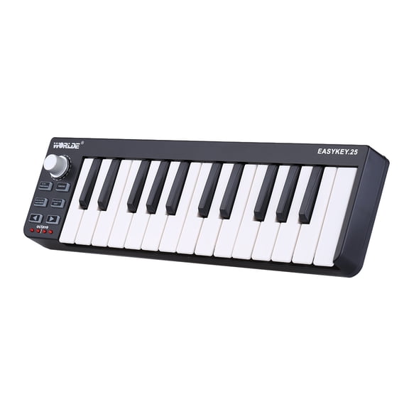 Worlde Easykey.25 Portable Keyboard Mini 25-Key USB MIDI Controller