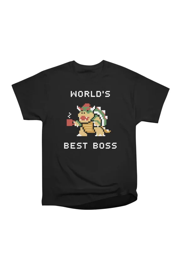 Worlds Best Boss T-Shirt Tee Gift For Him Merch For Her Apparel For Friend