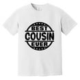 thumbnail image 1 of Worlds Best Cousin Ever Funny Family Reunion Member Gift Comfort Color T-Shirt, Unisex, up to size 4XL, 1 of 4