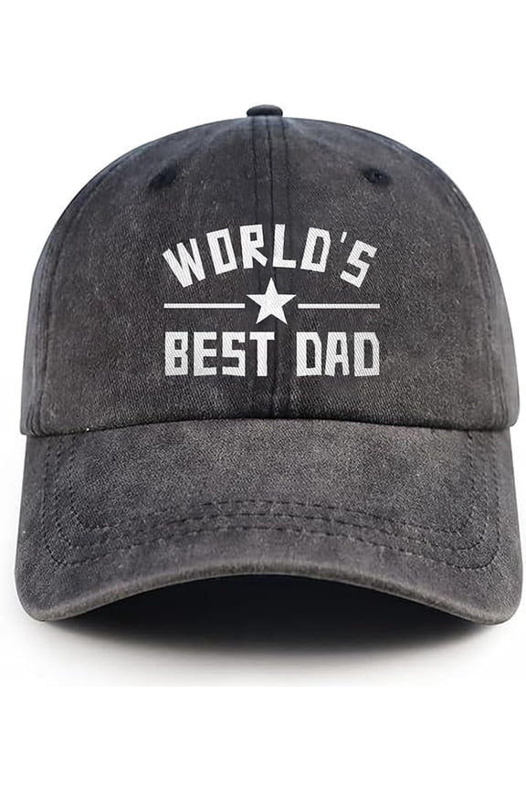 Worlds Best Dad Hat Cotton Adjustable Dad Baseball Cap Fathers Day Birthday Gifts