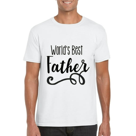 Worlds Best Father Funny Dad Joke Humor Sarcasm Cute Top T-Shirt, for men & women, up to size 5XL