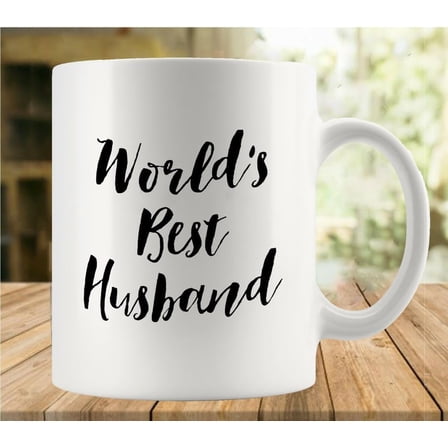 Worlds Best Husband Mug Funny Coffee Mug Ceramic Cup Tea 11 Oz For Women Men Novelty Christmas Birthday Gift