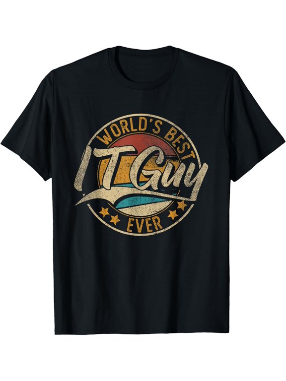 Worlds Best IT Guy | Computer IT Nerd | Tech Support T-Shirt