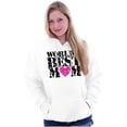 thumbnail image 1 of Worlds Best Mom Cool Mother's Day Women Plus Size Graphic Pullover Hoodie Brisco Brands 3X, 1 of 3