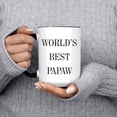 thumbnail image 1 of Worlds Best Papaw Mug Papaw Coffee Cup The Best Papaw Ever Coffee Mug Papaw Birthday Mug For Papaw Coffee Mug Tea Cup, 1 of 2