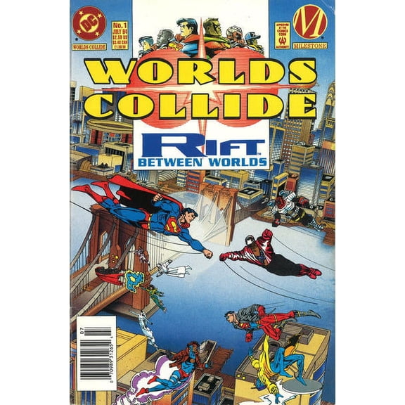 Worlds Collide #1 (Newsstand) VF ; DC Comic Book