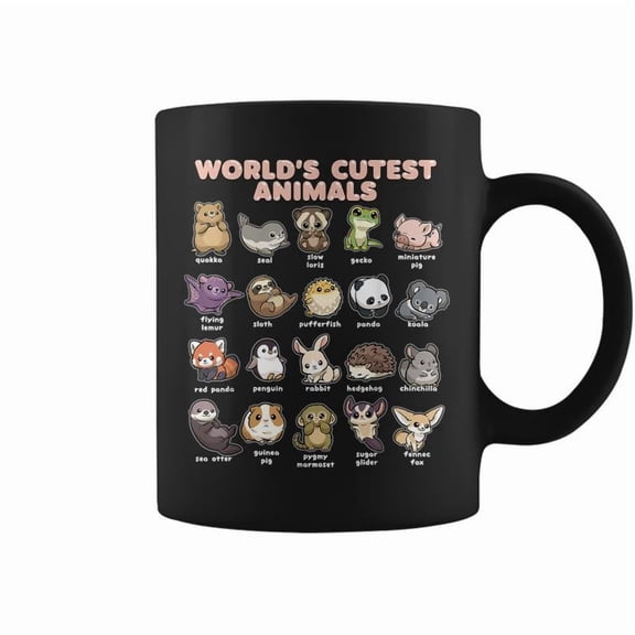 Worlds Cutest Animals Quokka Panda Penguin More Coffee Mugs
