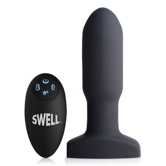 Worlds First Remote Control Inflatable 10X Vibrating Missile Silicone Anal Plug