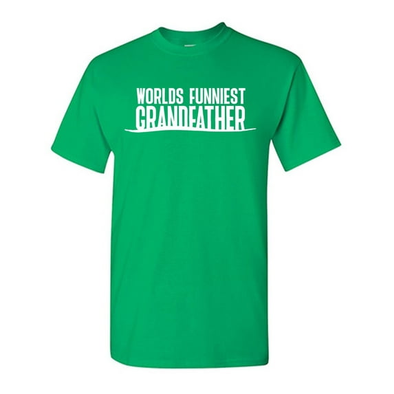 Worlds Funniest Grandfather Sarcastic Humor Graphic Tees Gift For Mens Novelty Funny T Shirt